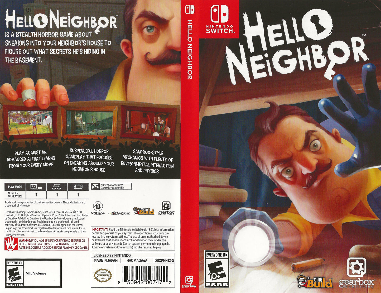 Hello Neighbor Nintendo Switch