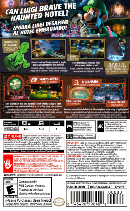 Luigi's Mansion 3 Nintendo Switch