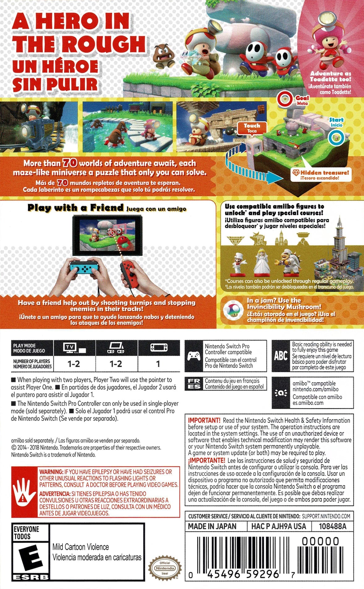 Captain Toad: Treasure Tracker Nintendo Switch