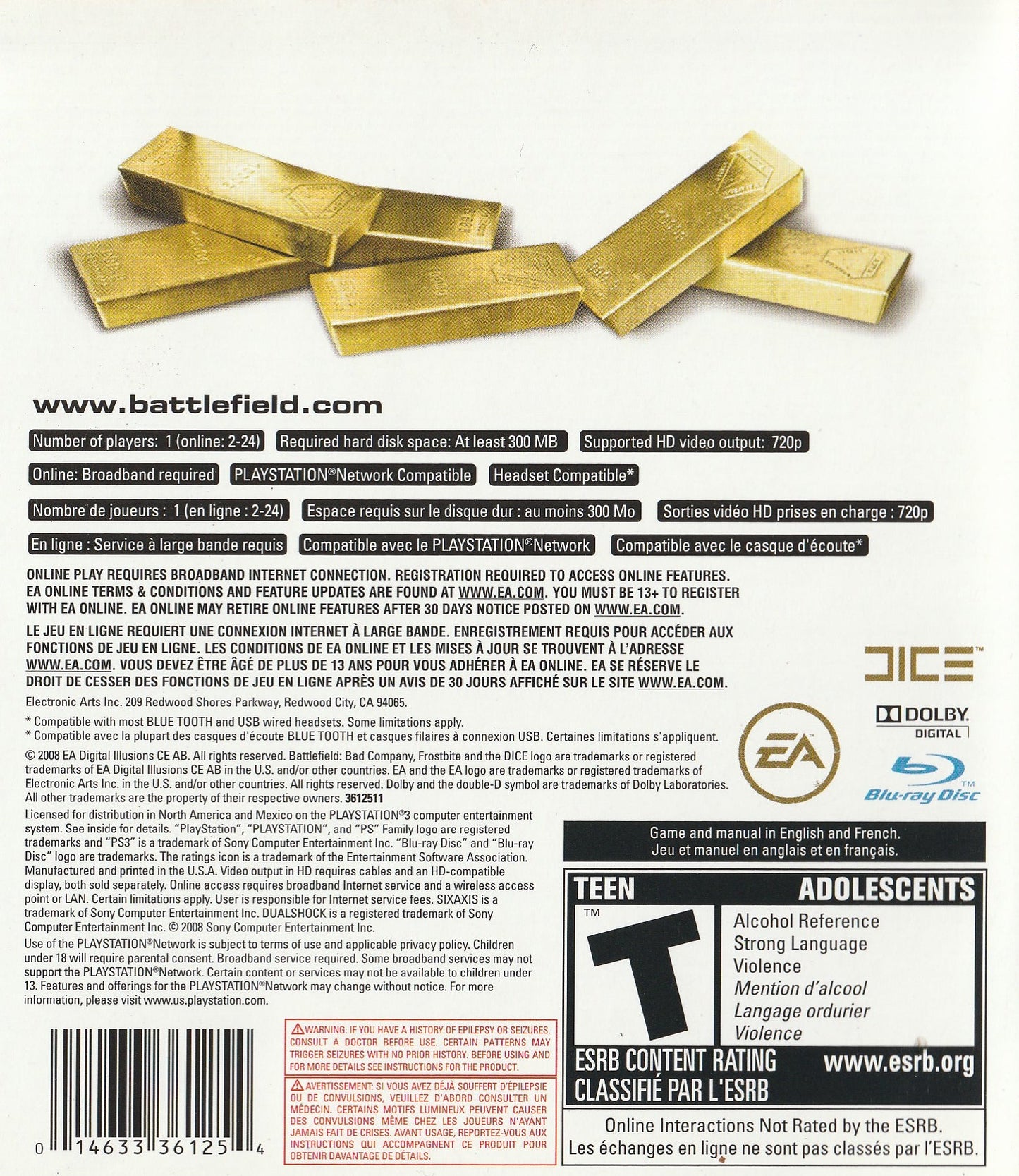 Battlefield Bad Company [Gold Edition] Playstation 3