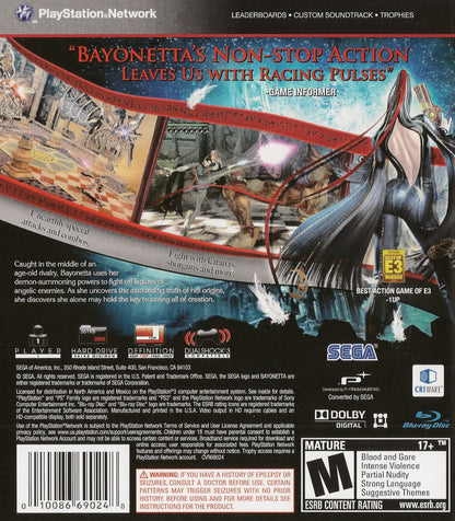 Bayonetta Playstation 3