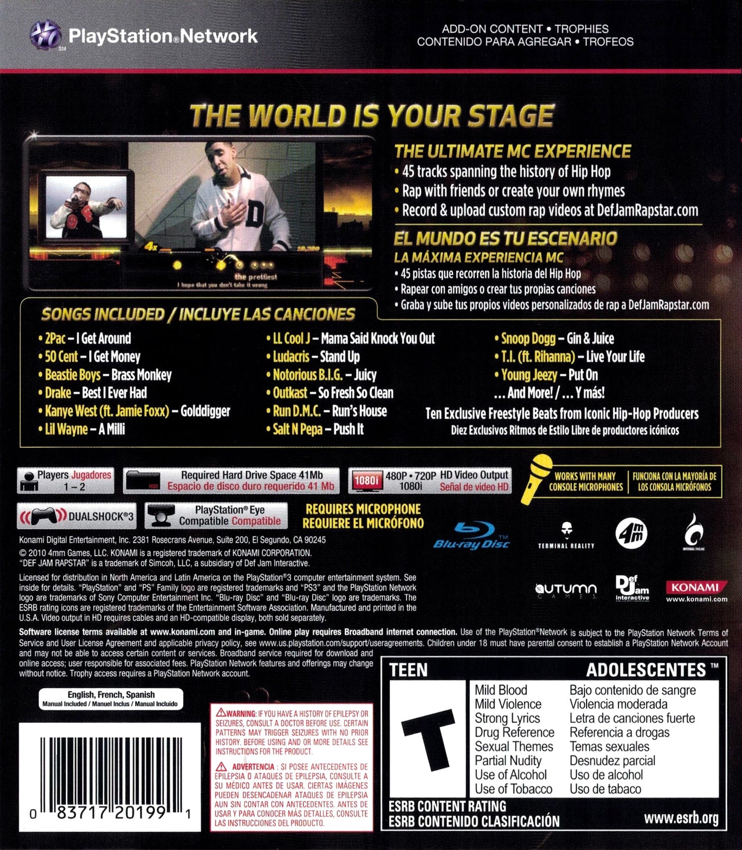 Def Jam Rapstar Playstation 3