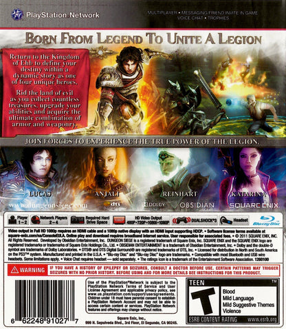 Dungeon Siege III Playstation 3