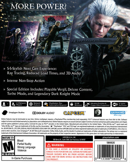 Devil May Cry 5 [Special Edition] Playstation 5