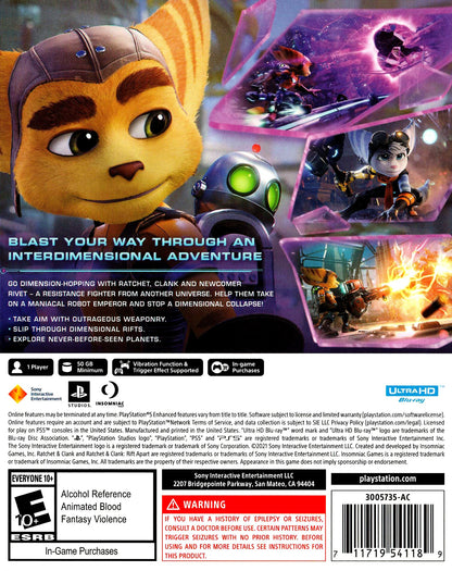 Ratchet And Clank: Rift Apart Playstation 5
