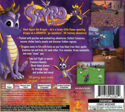 Spyro The Dragon Playstation