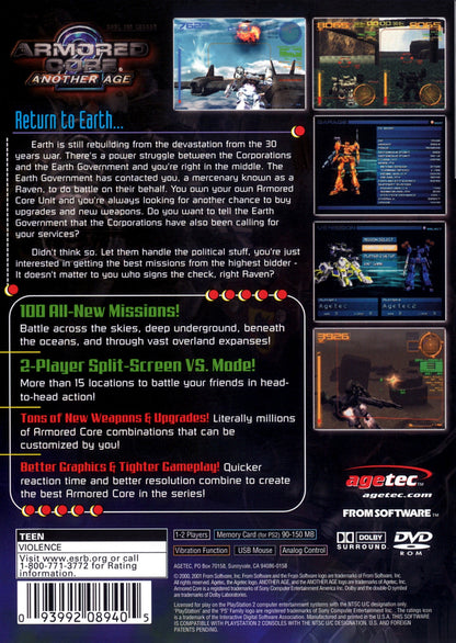 Armored Core 2 Another Age Playstation 2