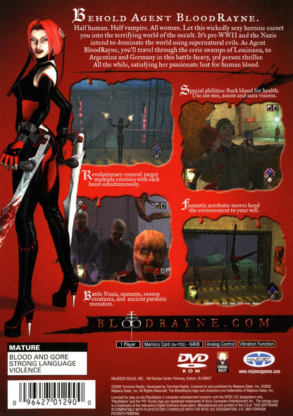 Bloodrayne Playstation 2
