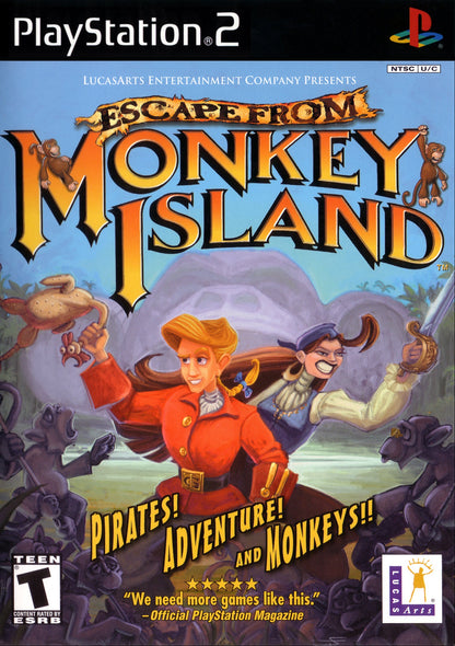 Escape from Monkey Island Playstation 2