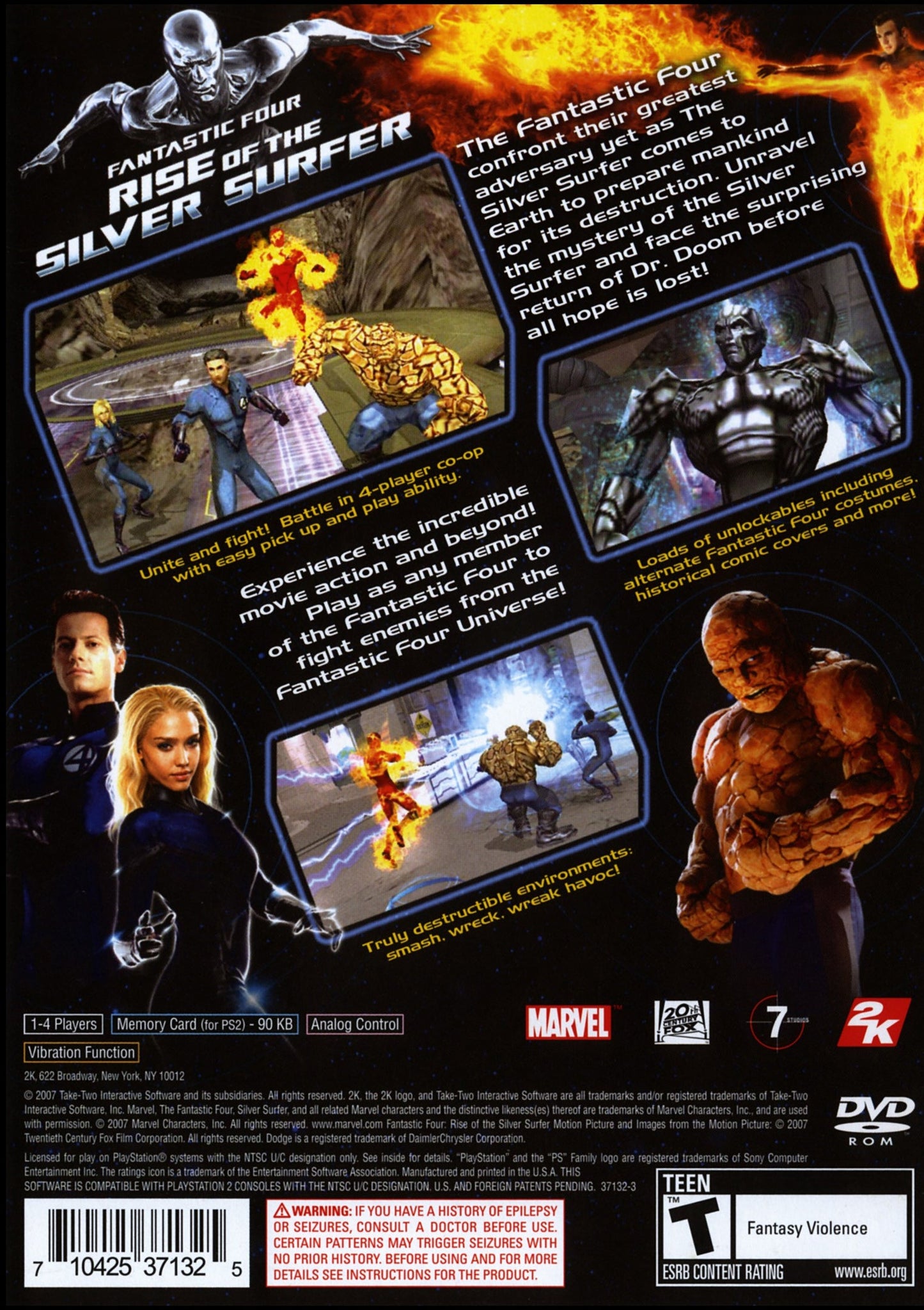 Fantastic Four: Rise of the Silver Surfer Playstation 2