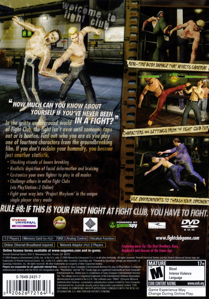 Fight Club Playstation 2