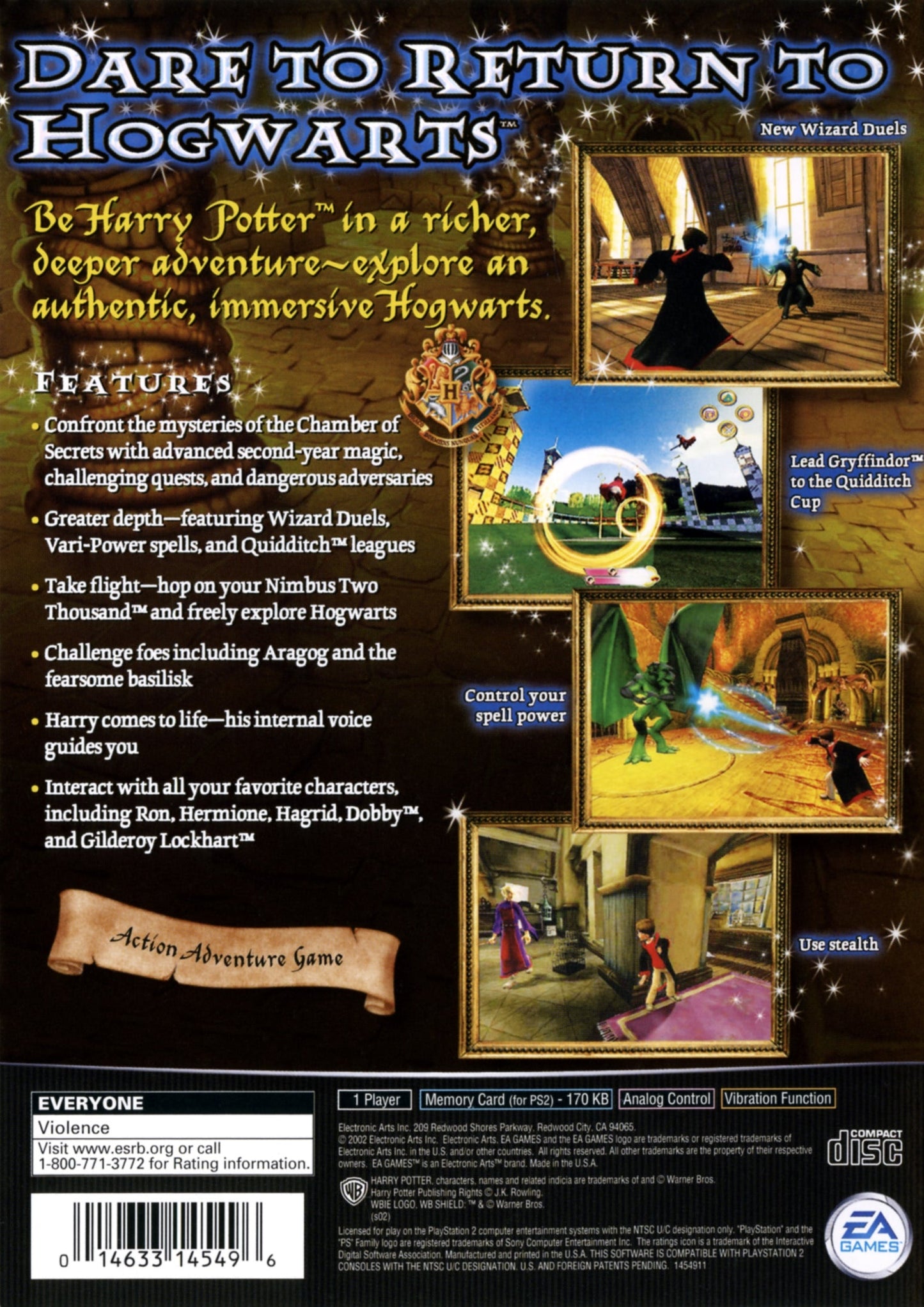 Harry Potter and the Chamber of Secrets Playstation 2