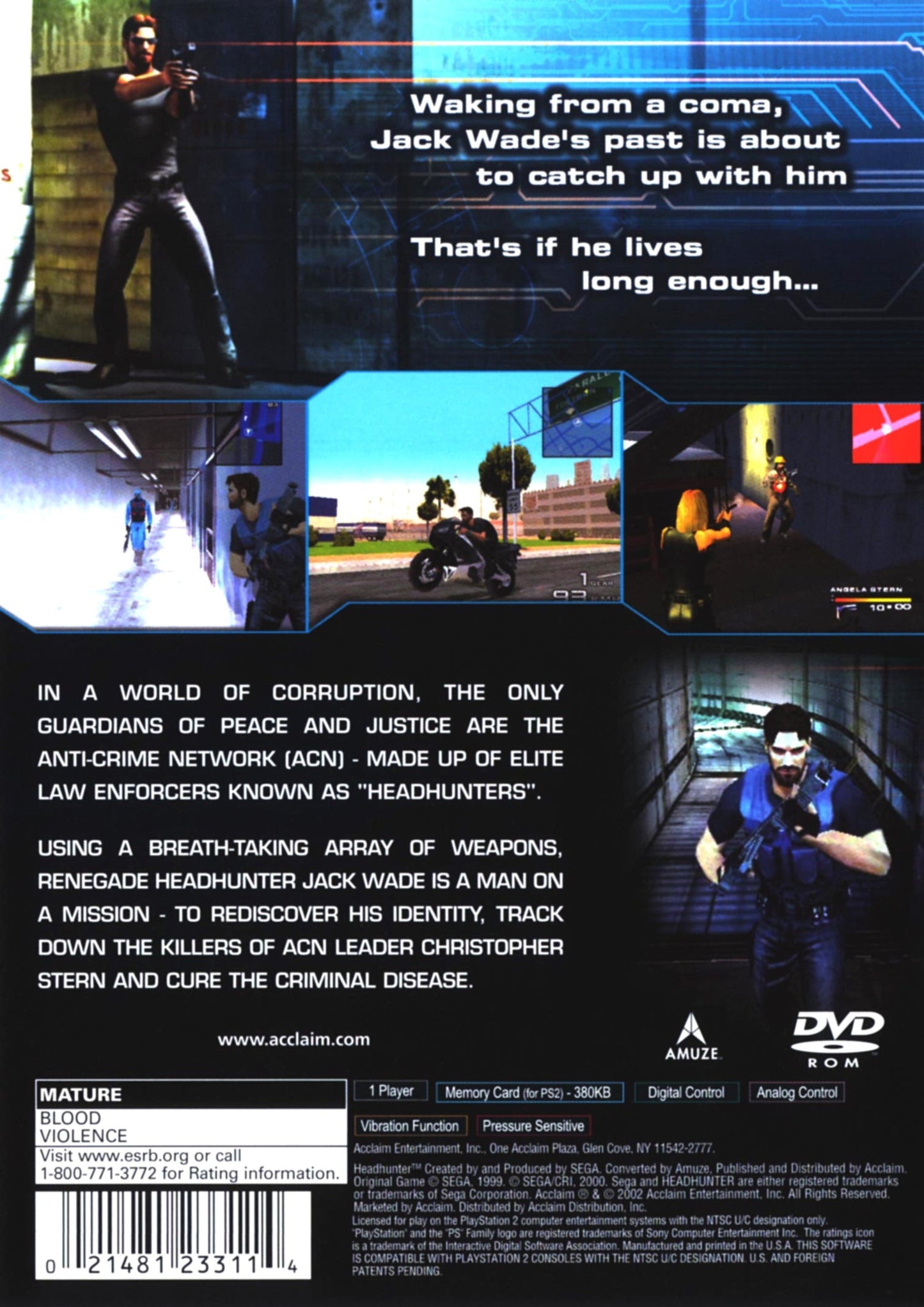 Headhunter Playstation 2