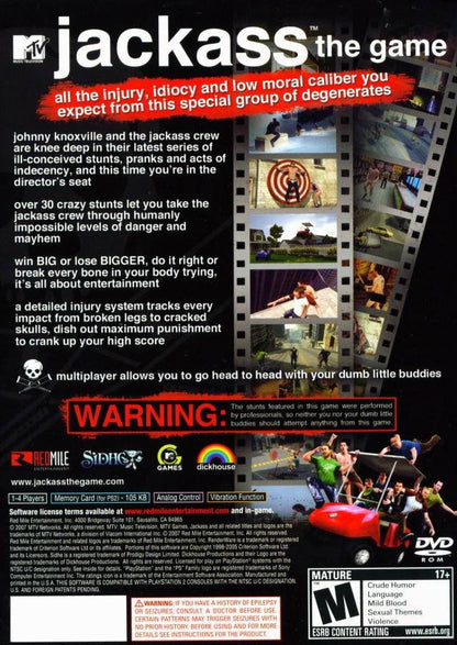 Jackass The Game Playstation 2
