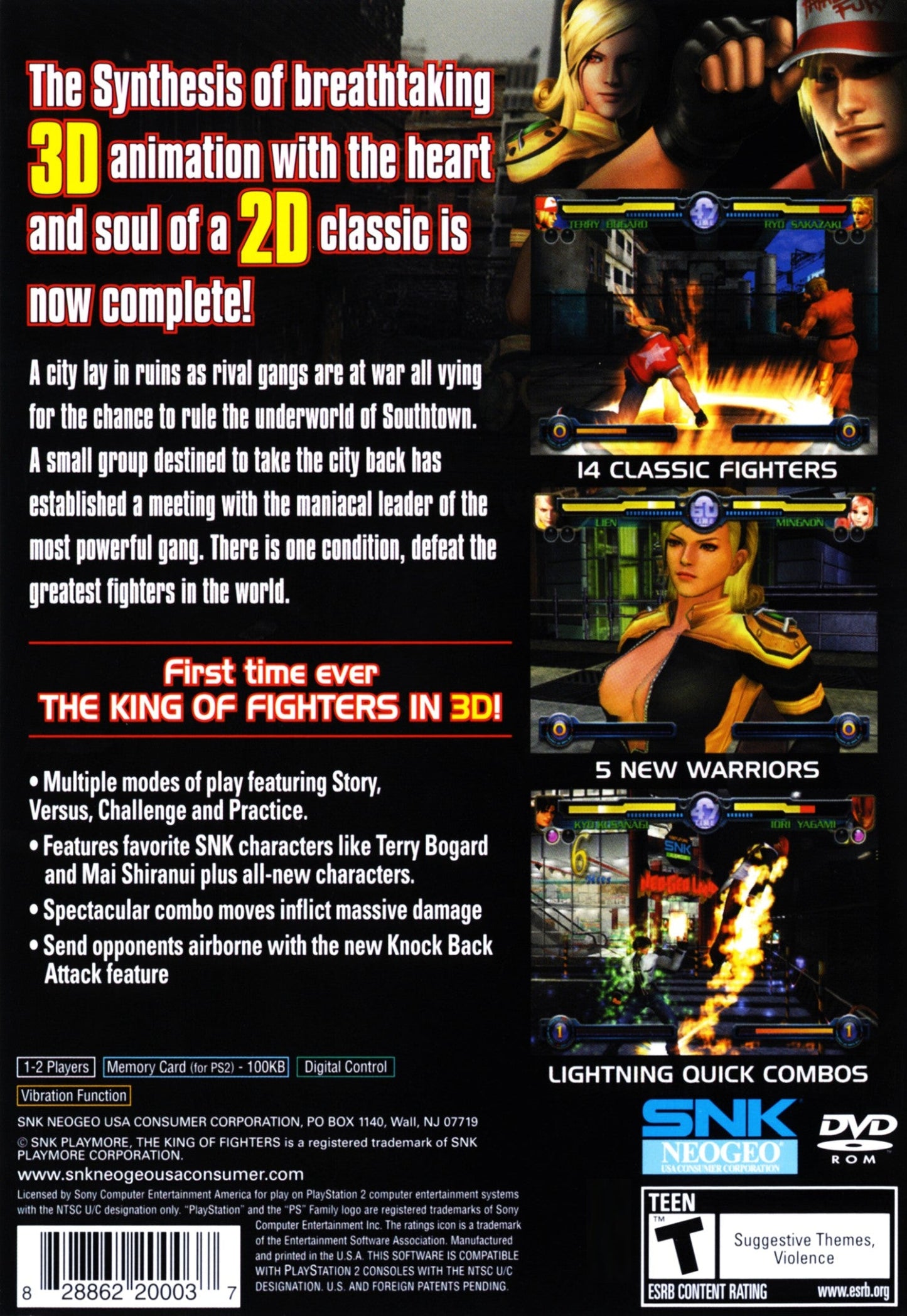 King of Fighters Maximum Impact Playstation 2