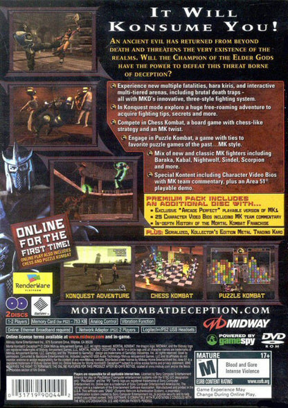 Mortal Kombat Deception [Premium Pack] Playstation 2