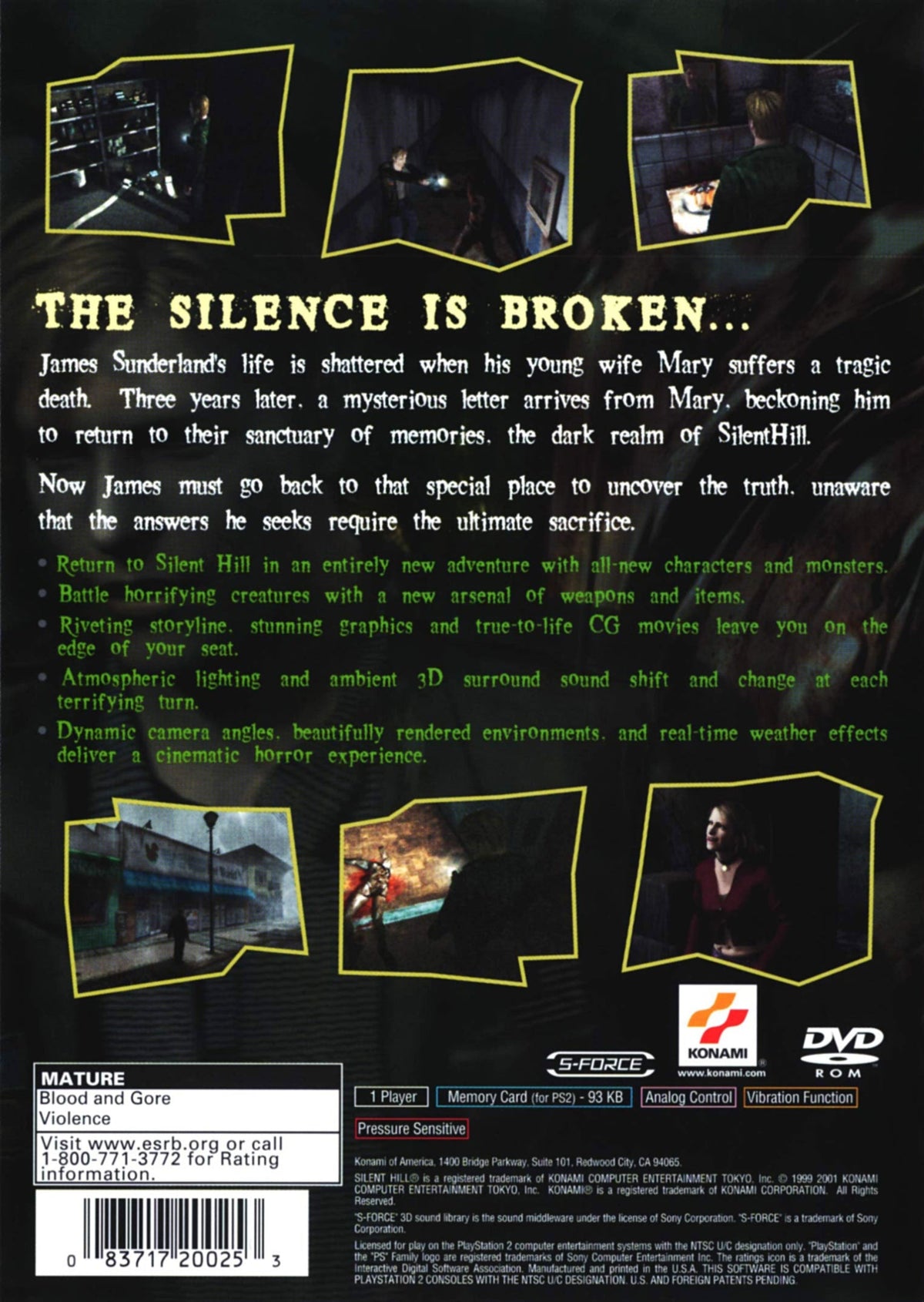 Silent Hill 2 Playstation 2