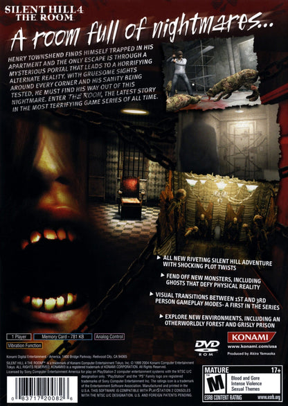 Silent Hill 4: The Room Playstation 2
