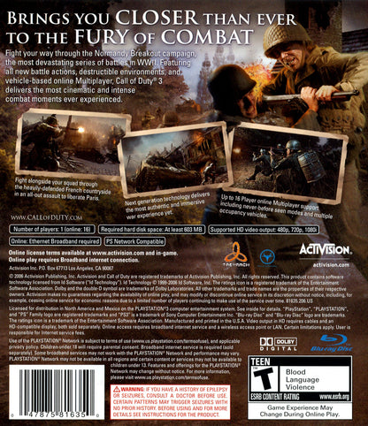 Call of Duty 3 Playstation 3