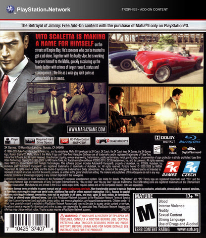Mafia 2 Playstation 3
