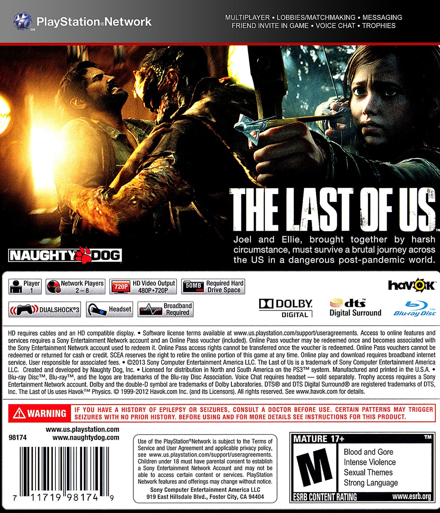The Last Of Us Playstation 3