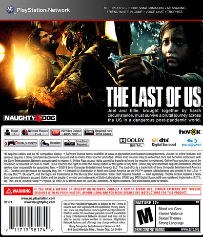 The Last Of Us Playstation 3