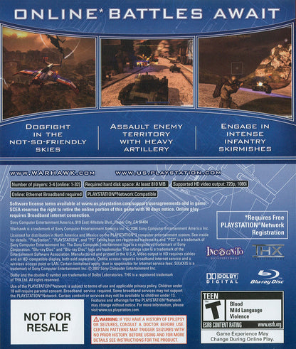Warhawk Playstation 3