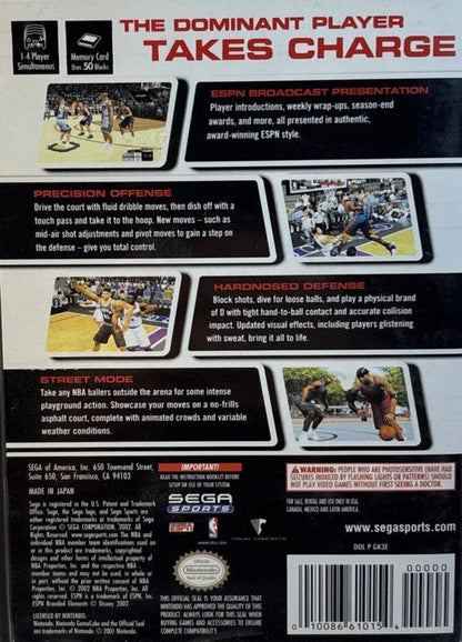 NBA 2K3 Gamecube