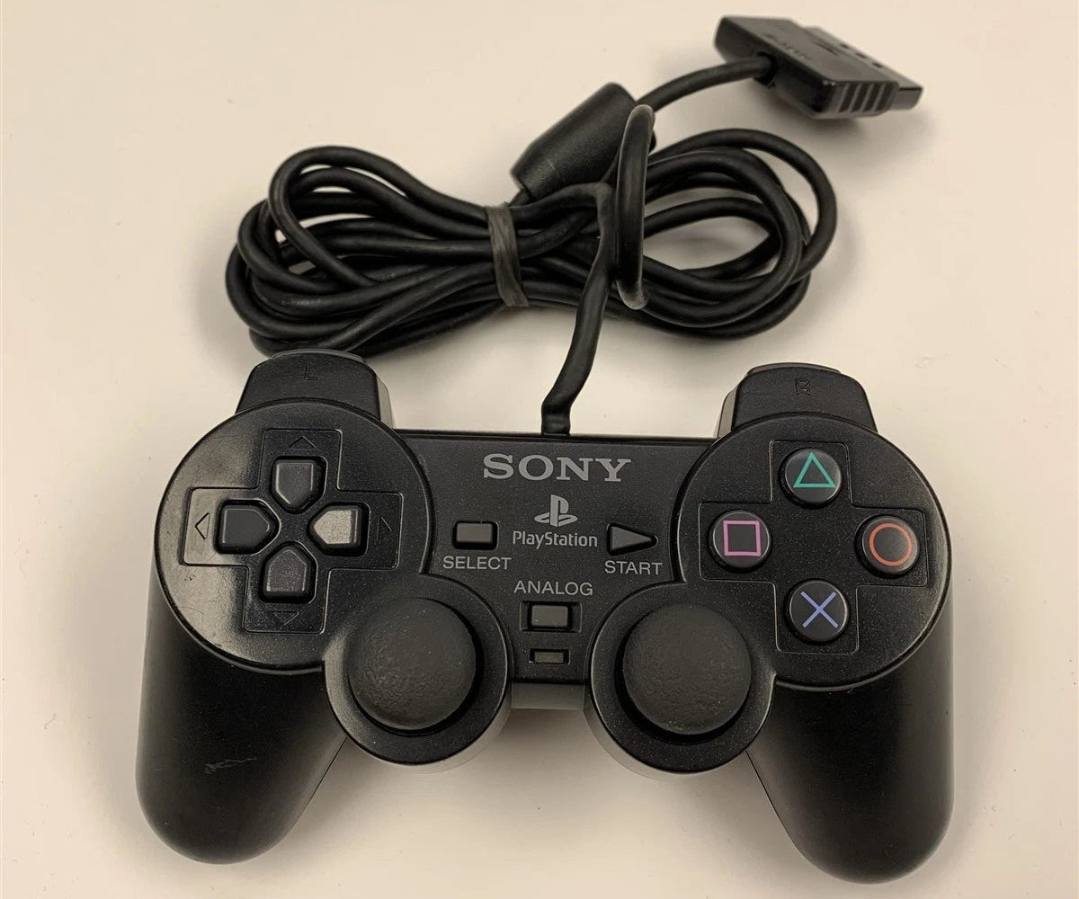 Black Dual Shock 2 Controller SCPH-10010 Playstation 2