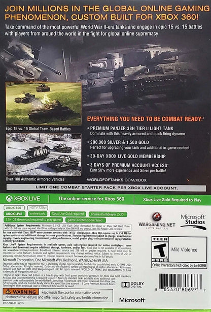 World of Tanks Xbox 360