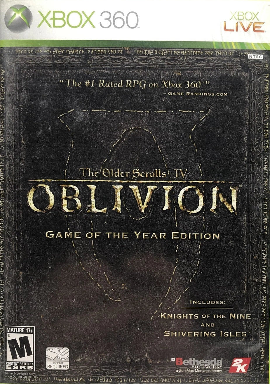 Elder Scrolls IV Oblivion [Game of the Year] Xbox 360