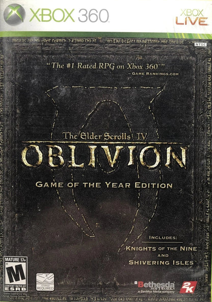 Elder Scrolls IV Oblivion [Game of the Year] Xbox 360
