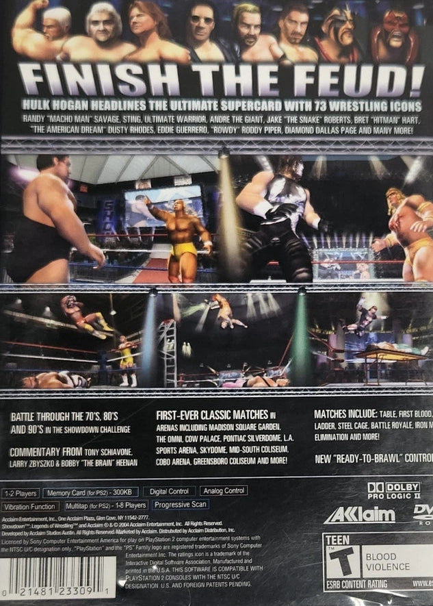 Showdown Legends of Wrestling Playstation 2