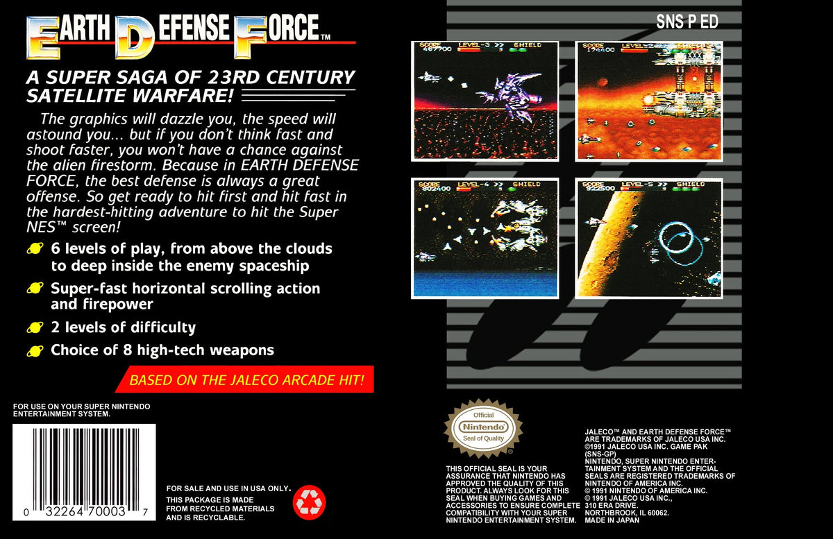 Earth Defense Force Super Nintendo