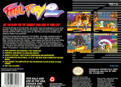 Fatal Fury 2 Super Nintendo