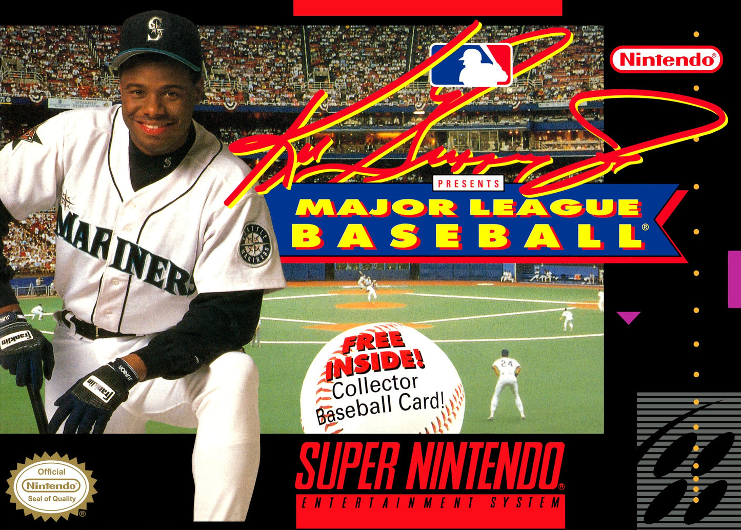 Ken Griffey Jr Major League Baseball Super Nintendo