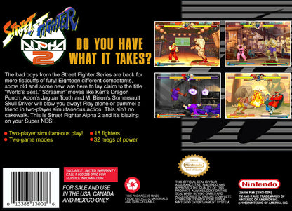 Street Fighter Alpha 2 Super Nintendo