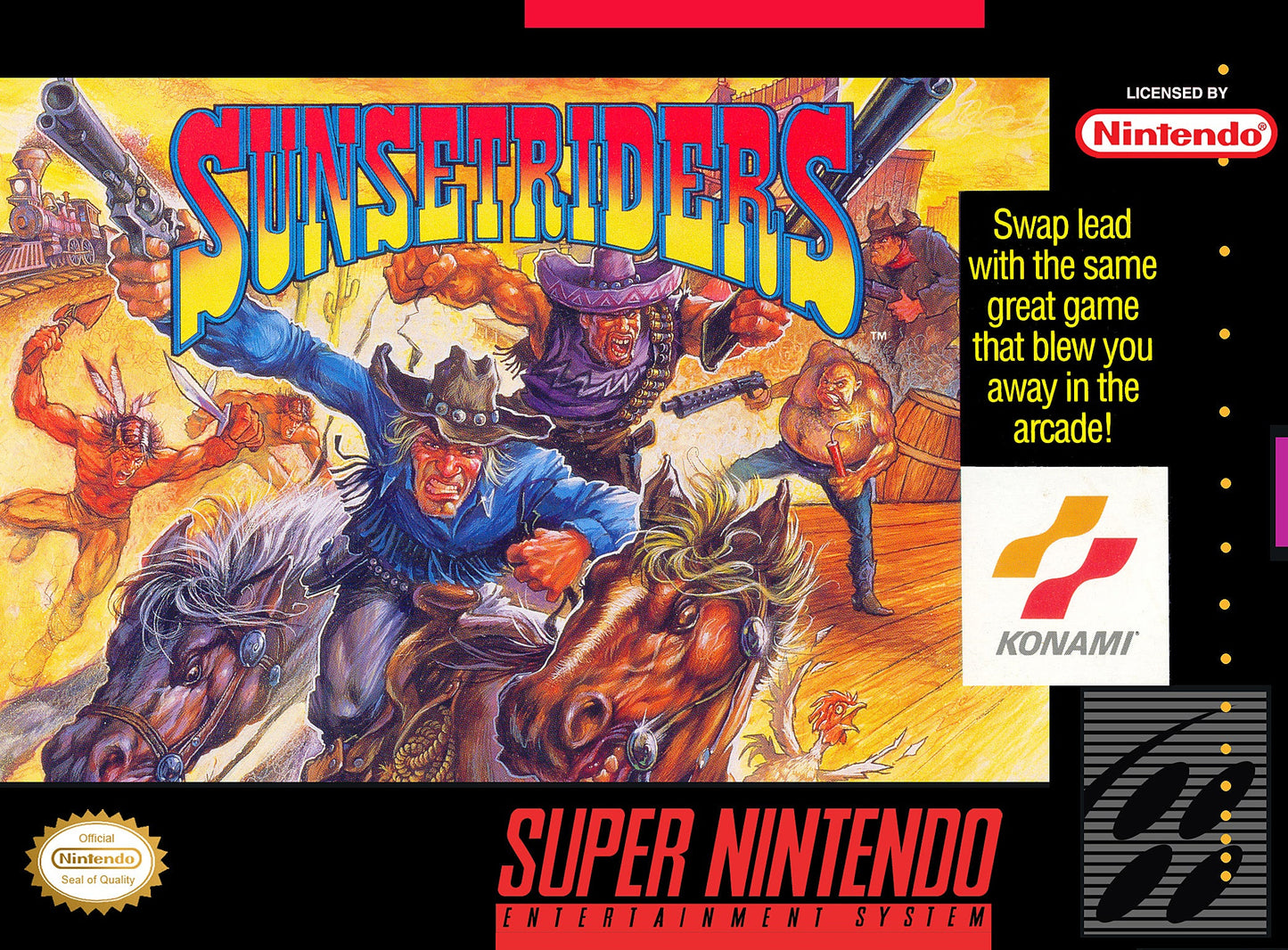Sunset Riders Super Nintendo