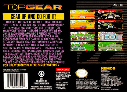 Top Gear Super Nintendo