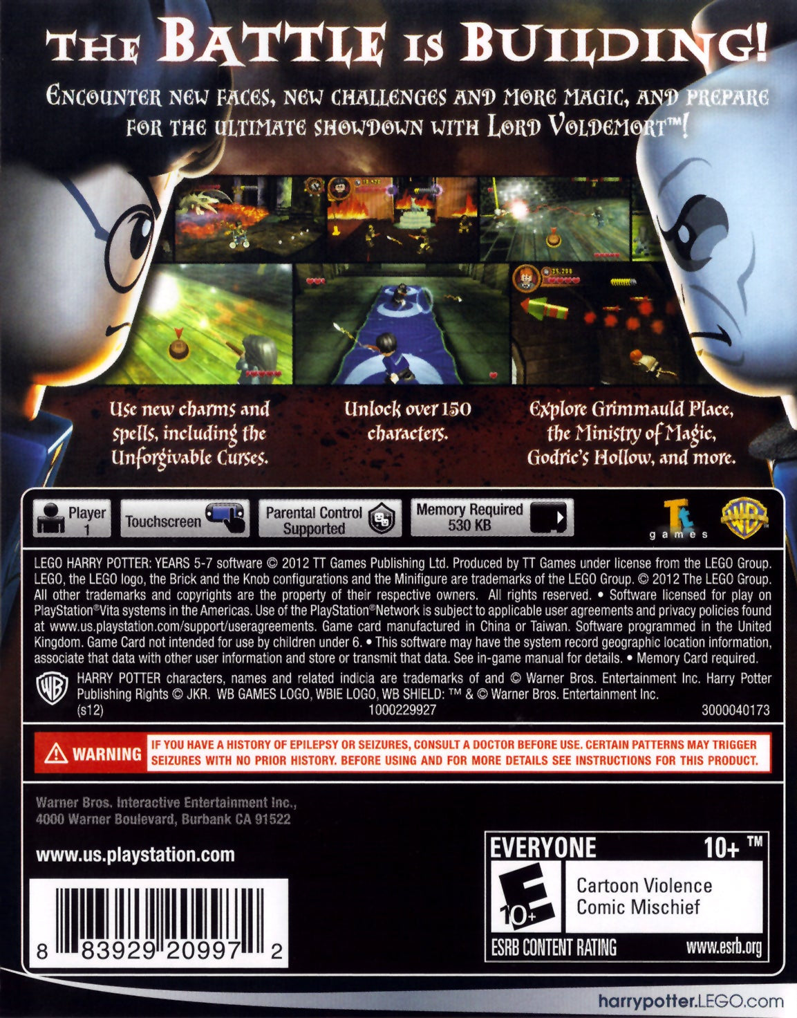 LEGO Harry Potter Years 5-7 Playstation Vita