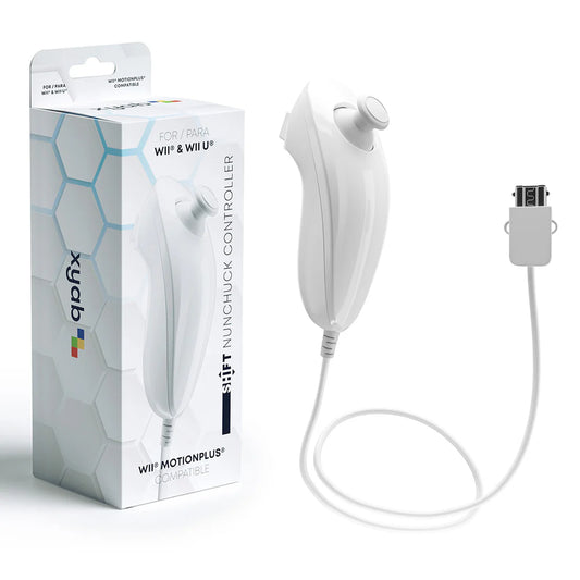 White 3rd Party Wii Nunchuk Wii