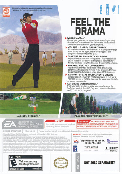 Tiger Woods PGA Tour 10 Wii