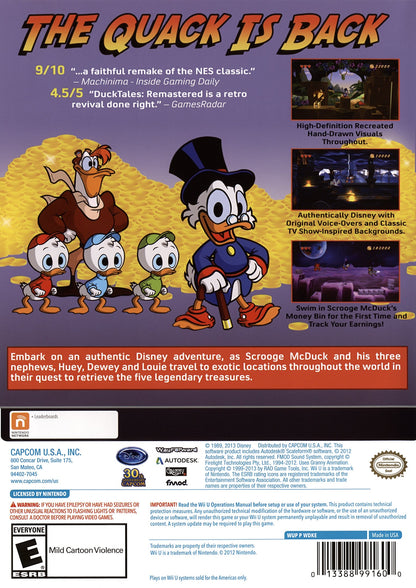 DuckTales Remastered Wii U