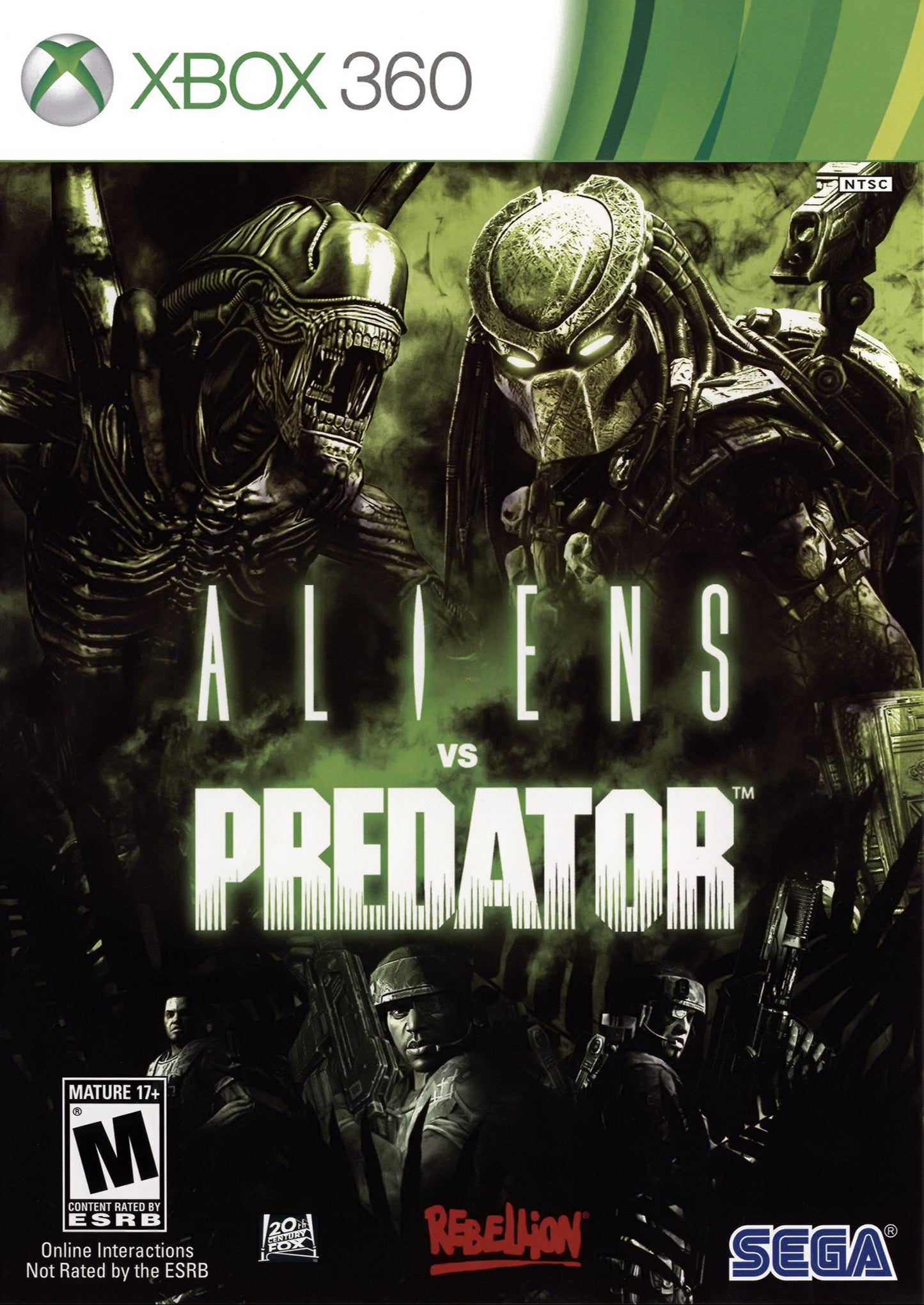 Aliens vs. Predator Xbox 360