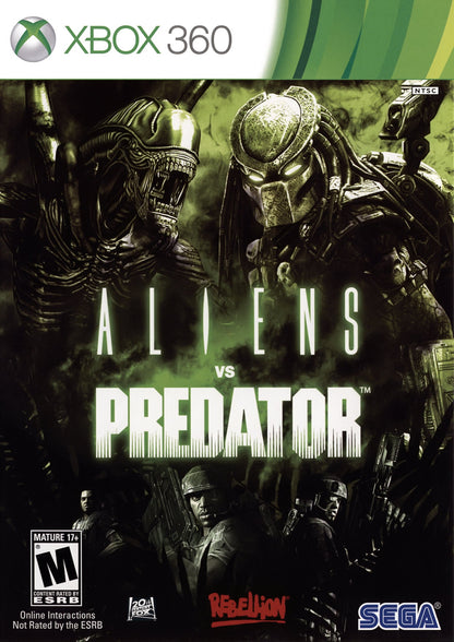 Aliens vs. Predator Xbox 360