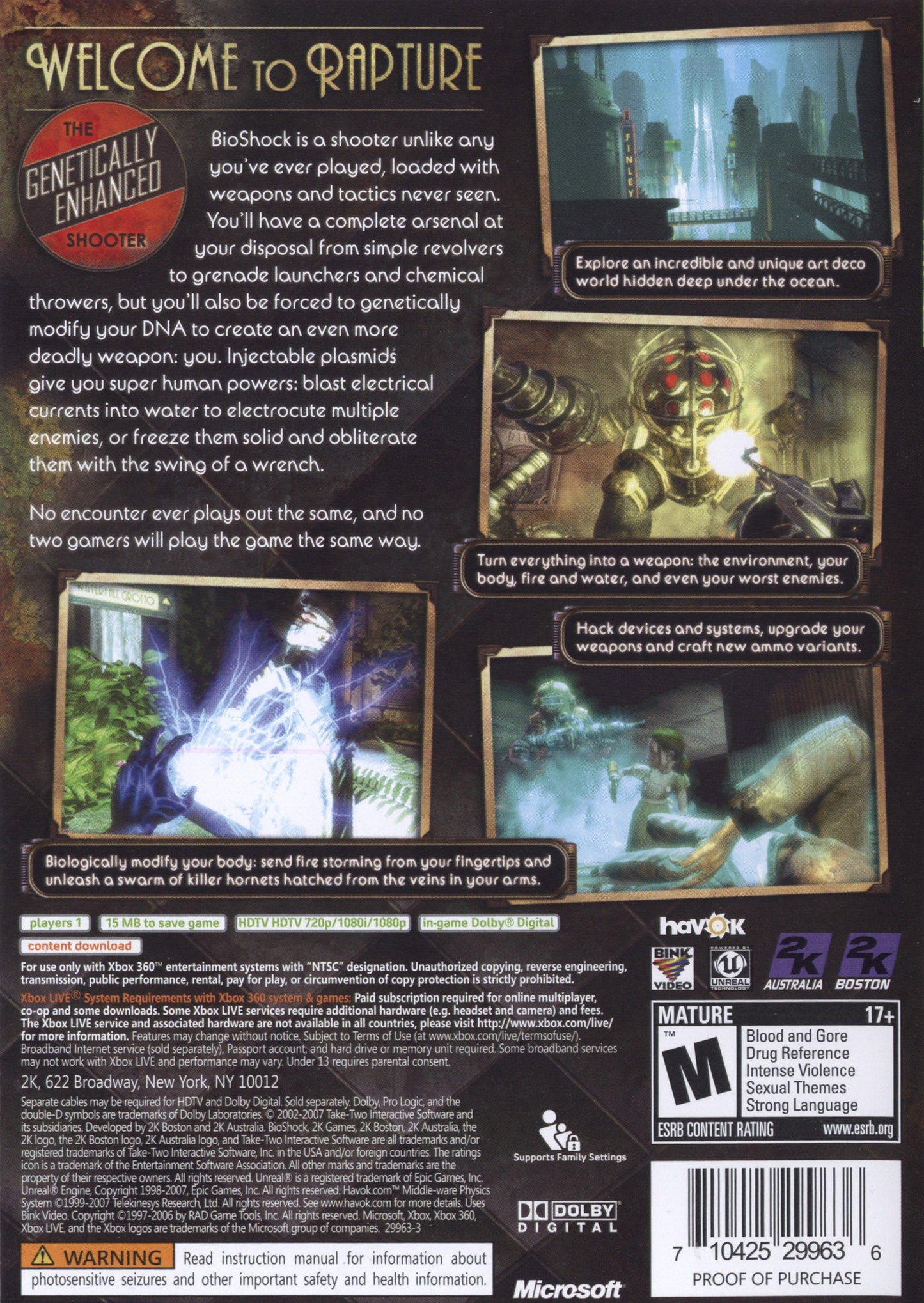 Bioshock Xbox 360