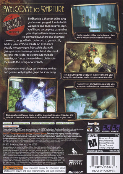 Bioshock Xbox 360