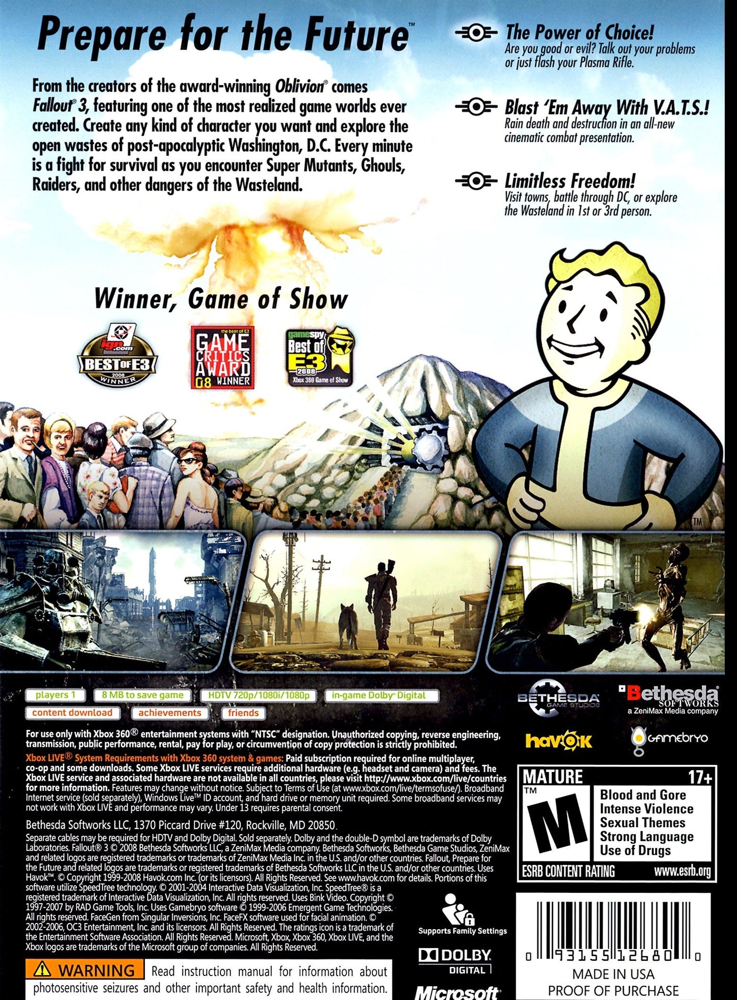 Fallout 3 Xbox 360