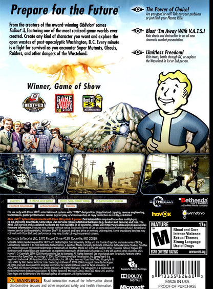 Fallout 3 Xbox 360