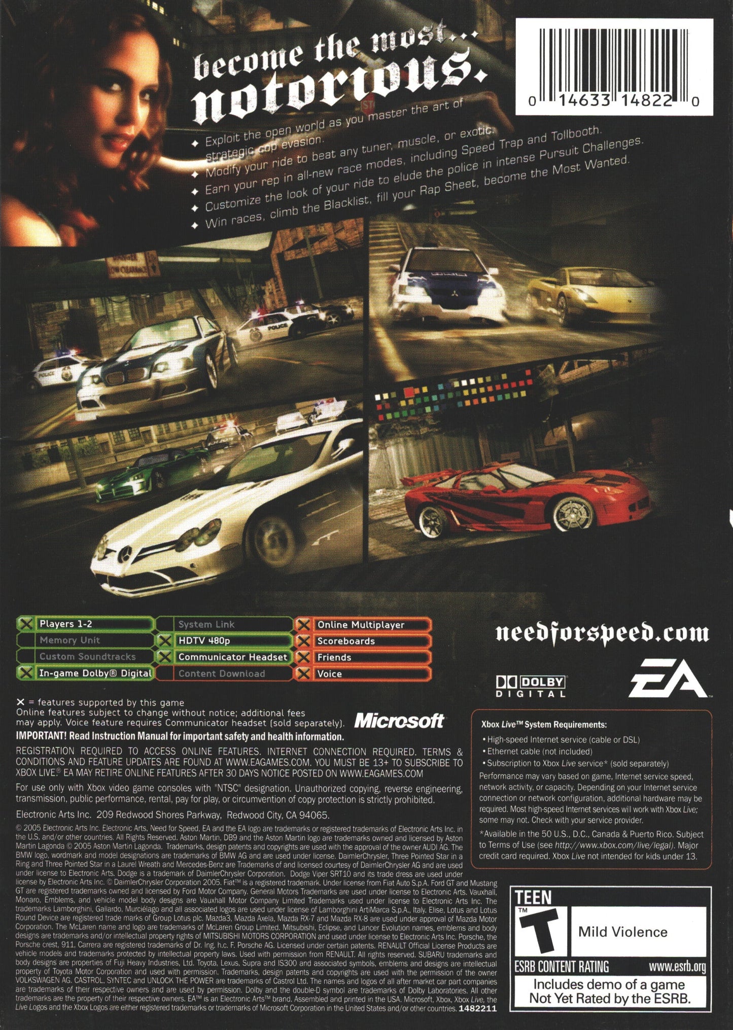 Need For Speed Most Wanted Xbox